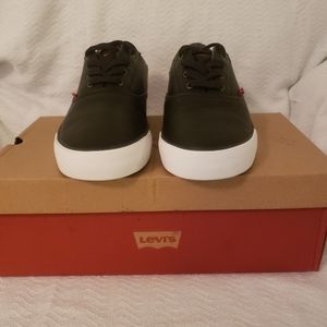 NIB Levi's black leather shoes, Ethan Cacti, 9.5